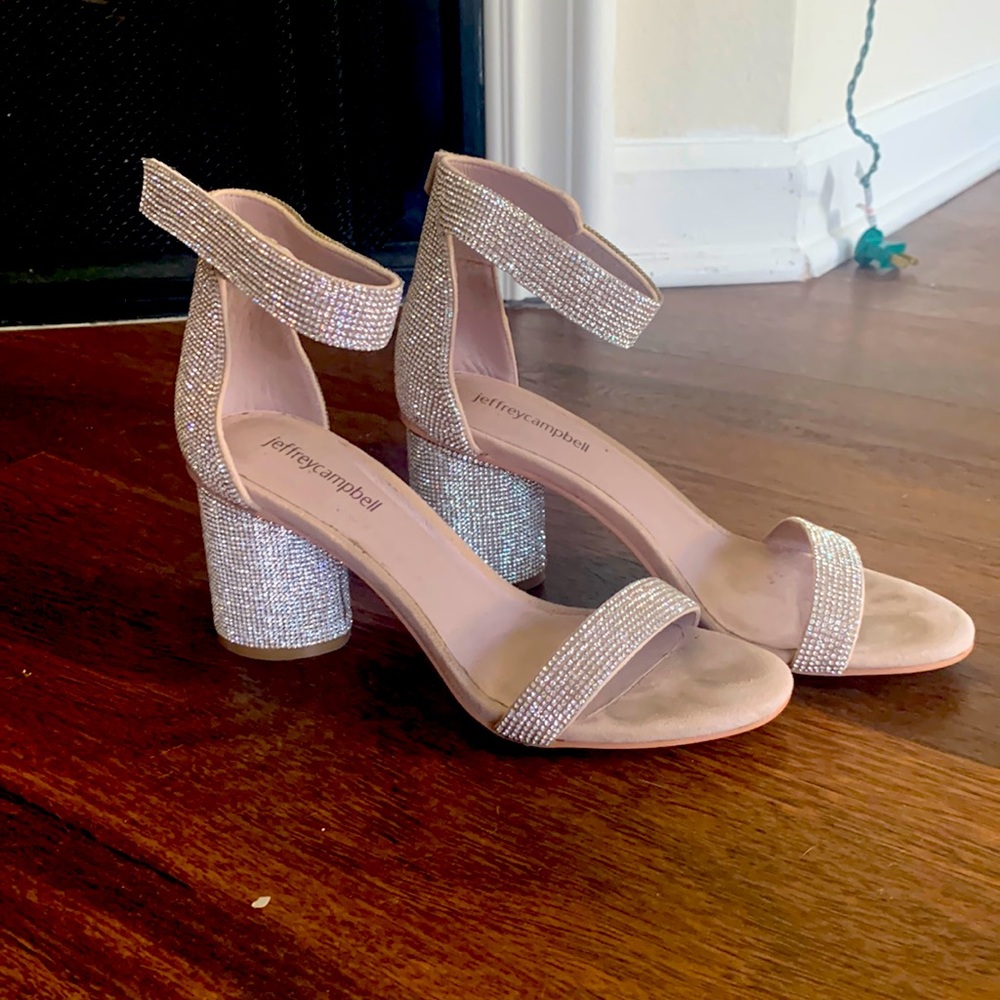 Jeffery Campbell rhinestone heels